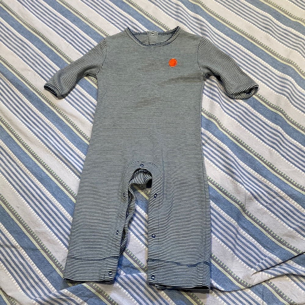 Stripped Little Lisa Perry x Barney’s NY long sleeve romper